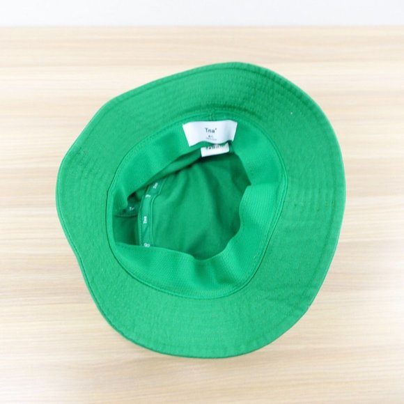 ARITZIA Hat Adult Medium‎ TNA Bucket Cotton Sun Cap Green Casual Summer - Picture 6 of 9